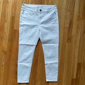 Celebrity Gold White Jeans Size 8P